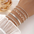 Multi-layer Chain 5 Bracelets